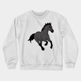 Grey horse Crewneck Sweatshirt